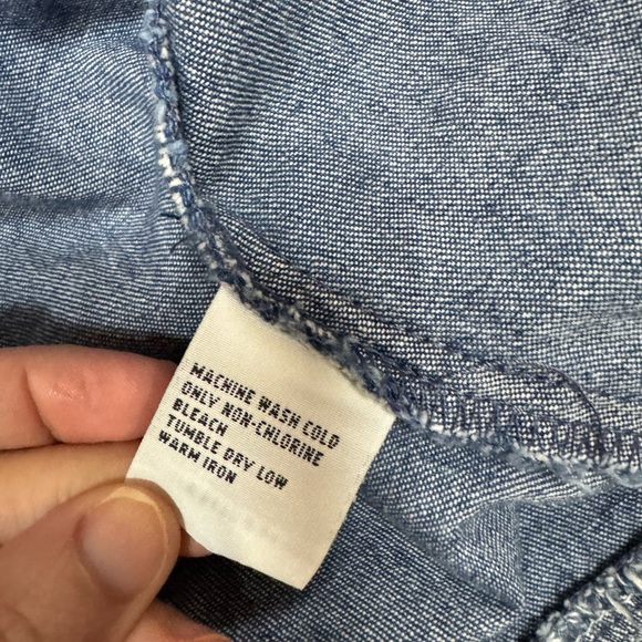 Talbots Blue Denim Shirt Dress - Picture 5 of 9